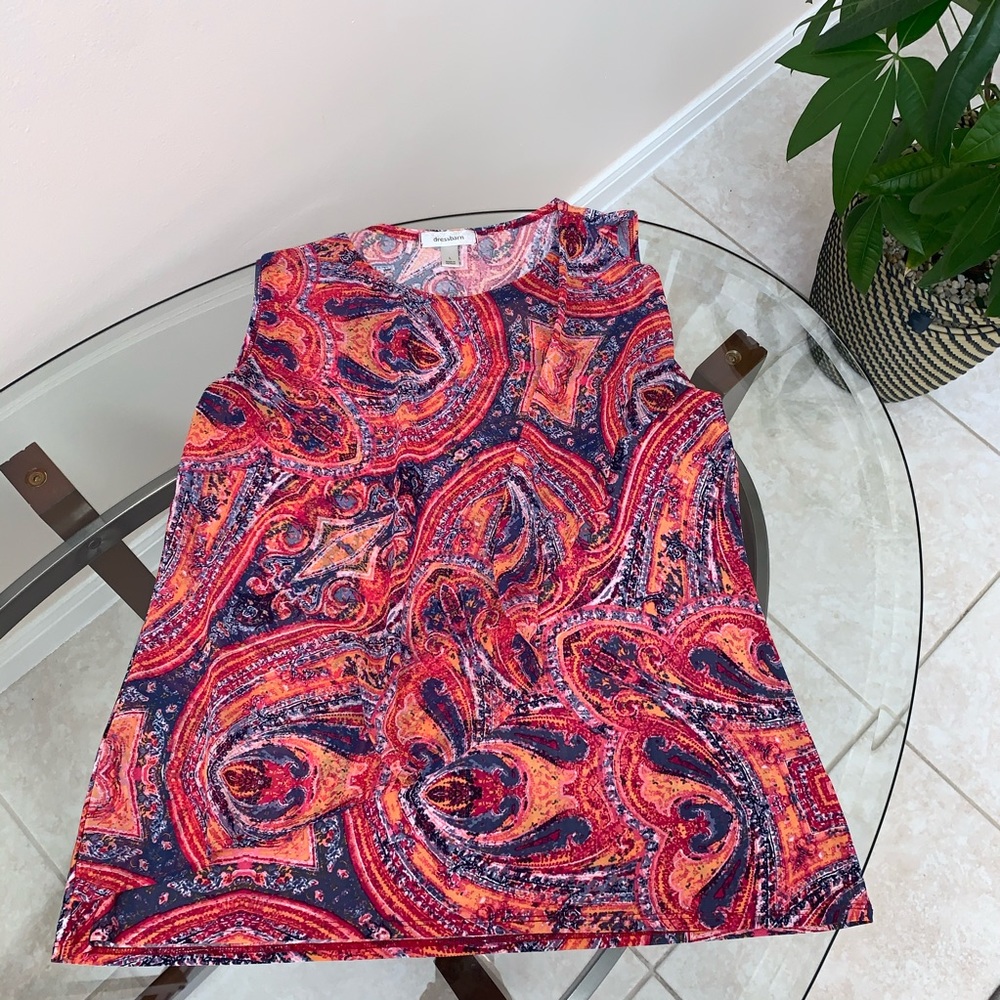 DRESSBARN WOMENS FLOWY TOP